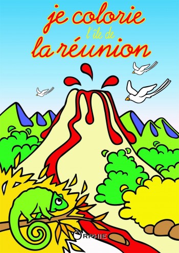Je colorie l'île de La Réunion
