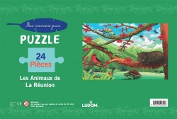 Puzzle 24p Les animaux de La Réunion - ludom