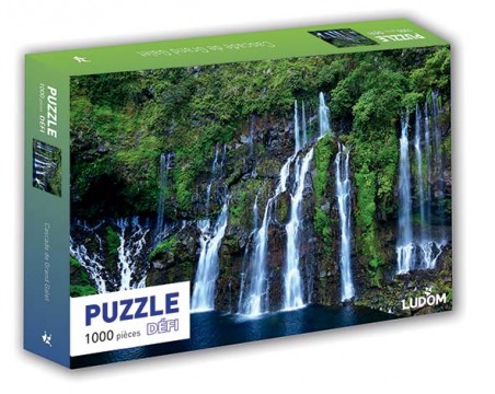 Puzzle défi 1000p - Cascade de Grand Galet - Ludom