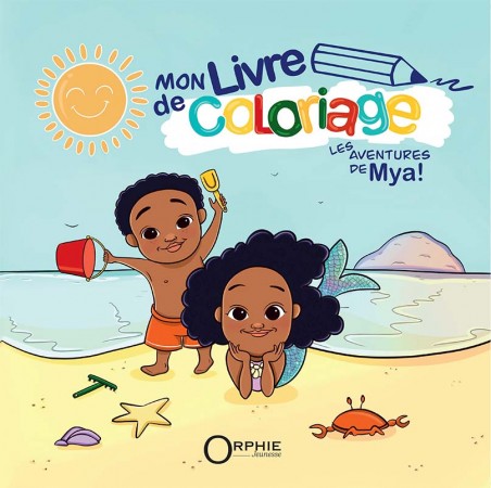 Coloriage les aventures de Mya - Editions Orphie