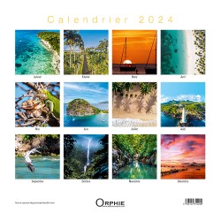 Grand calendrier Guadeloupe - 2024 l Editions Orphie