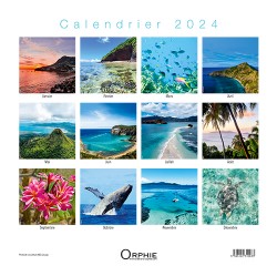 Grand calendrier Mayotte - 2024 l Editions Orphie